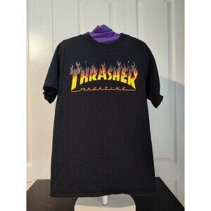 Thrasher Shirt Mens Live To Skate Skate To Die Size Medium